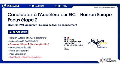 Candidatez à l'Accélérateur EIC - Horizon Europe | Focus étape 2 "full application"