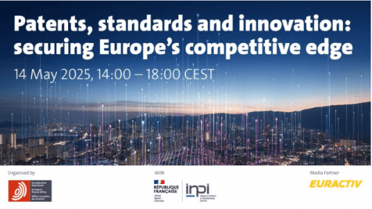Patents, standards and innovation: securing Europe’s competitive edge
